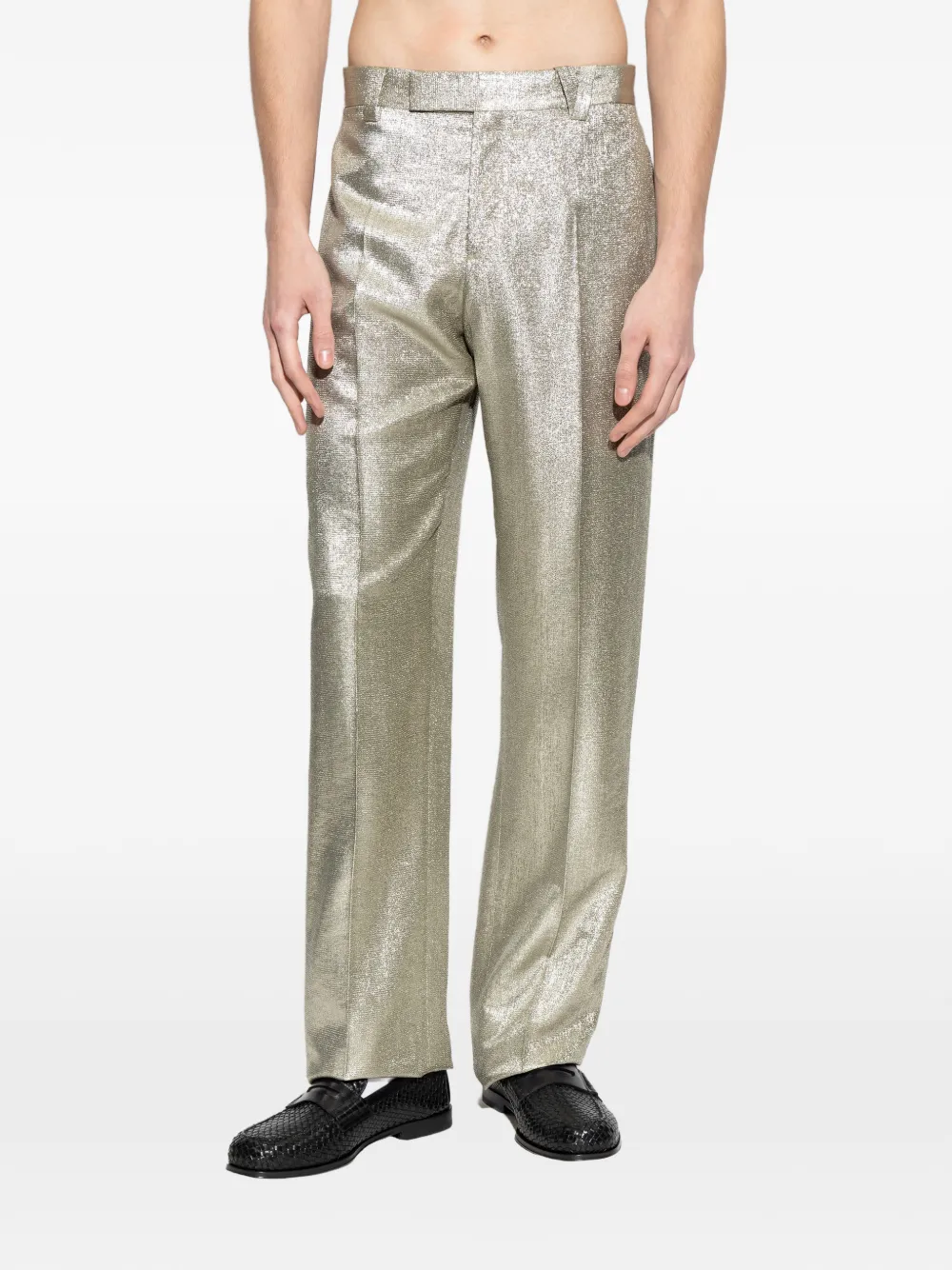  Versace Straight-leg Trousers - Gold 