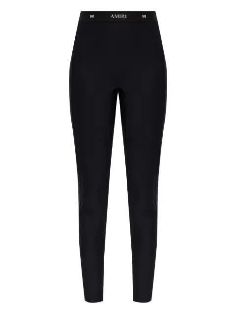 AMIRI logo-waistband leggings