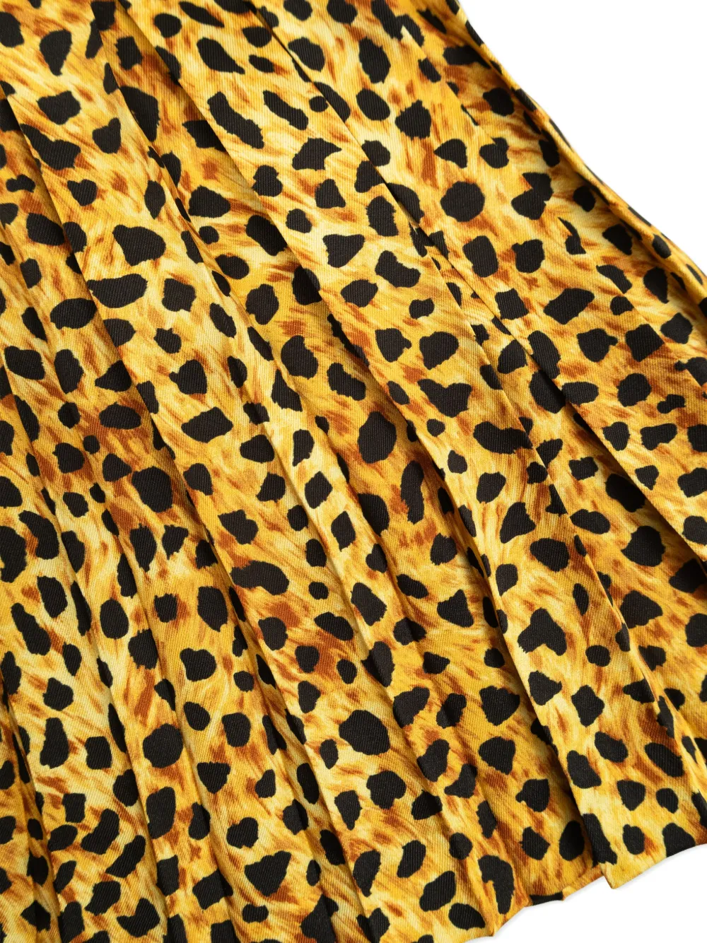 Short-Sleeve Leopard-Print Dress