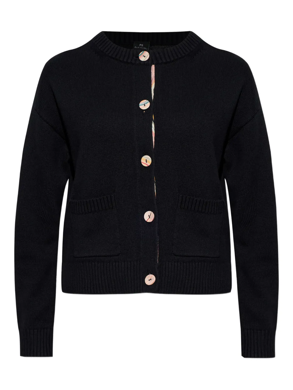 PS Paul Smith buttoned pocket cardigan - Nero