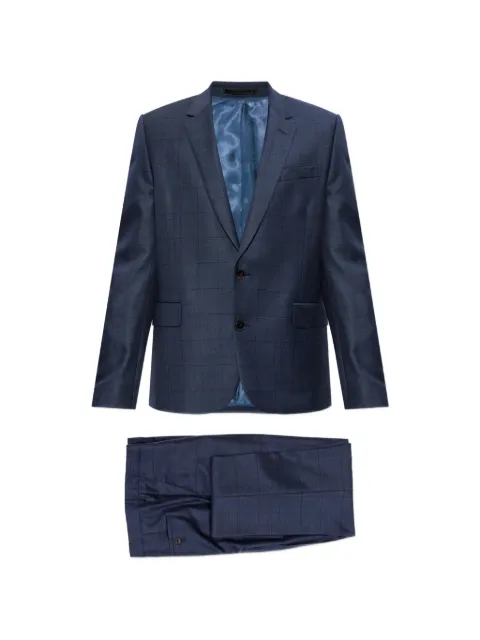 Paul Smith check-pattern suit