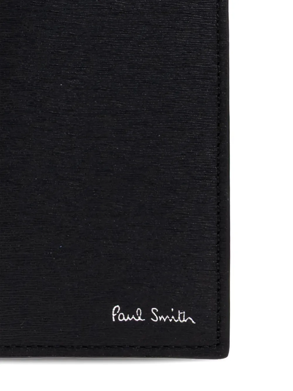 Paul Smith Pasjeshouder met reliëf Zwart
