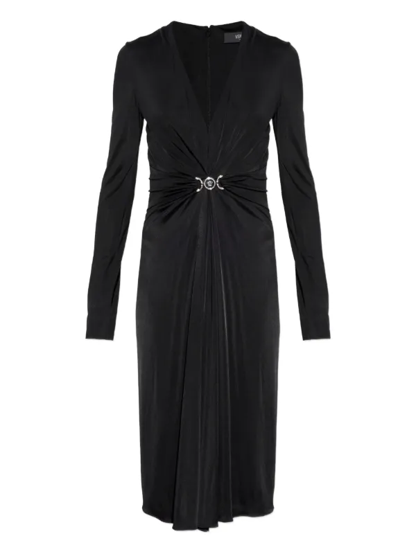 black medusa dress Versace Black Medusa Pin Dress Versace