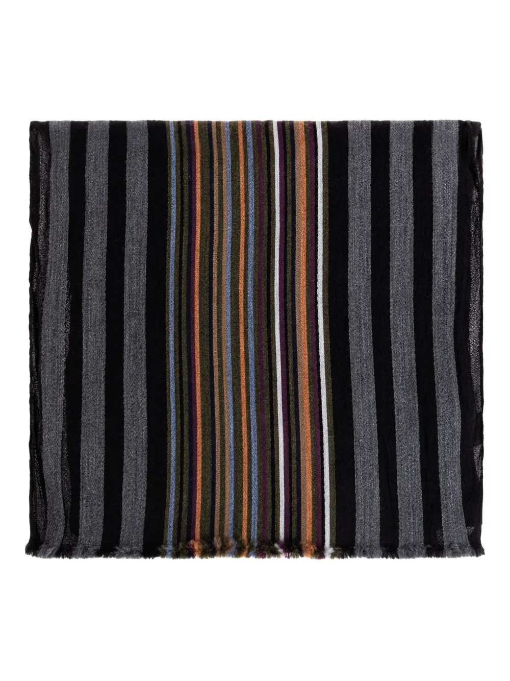 Paul Smith striped scarf - Grau