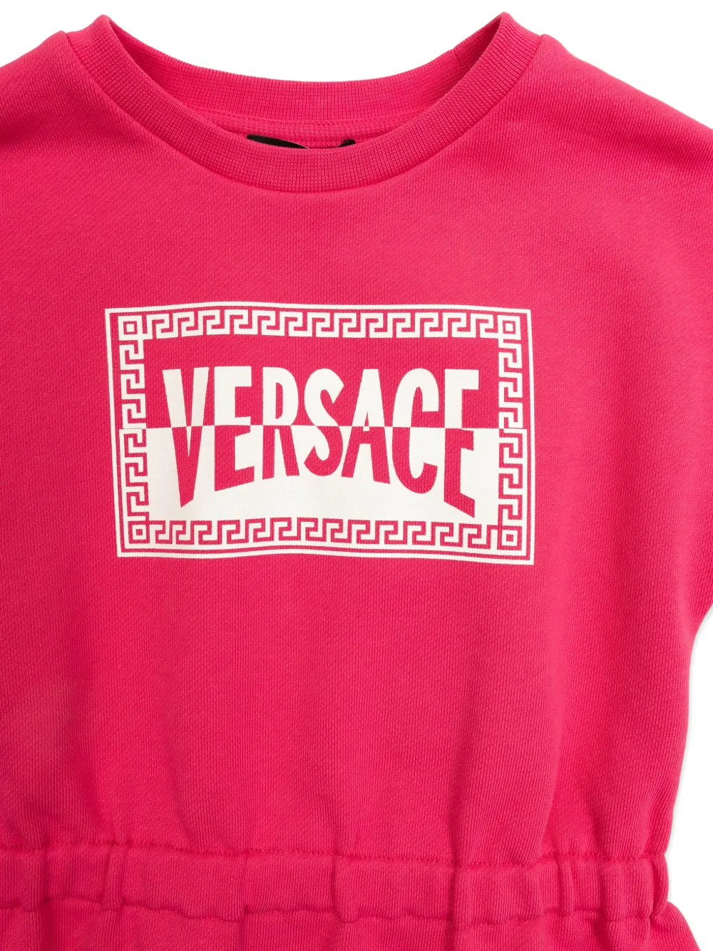 Versace Kids Jurk met logo Roze
