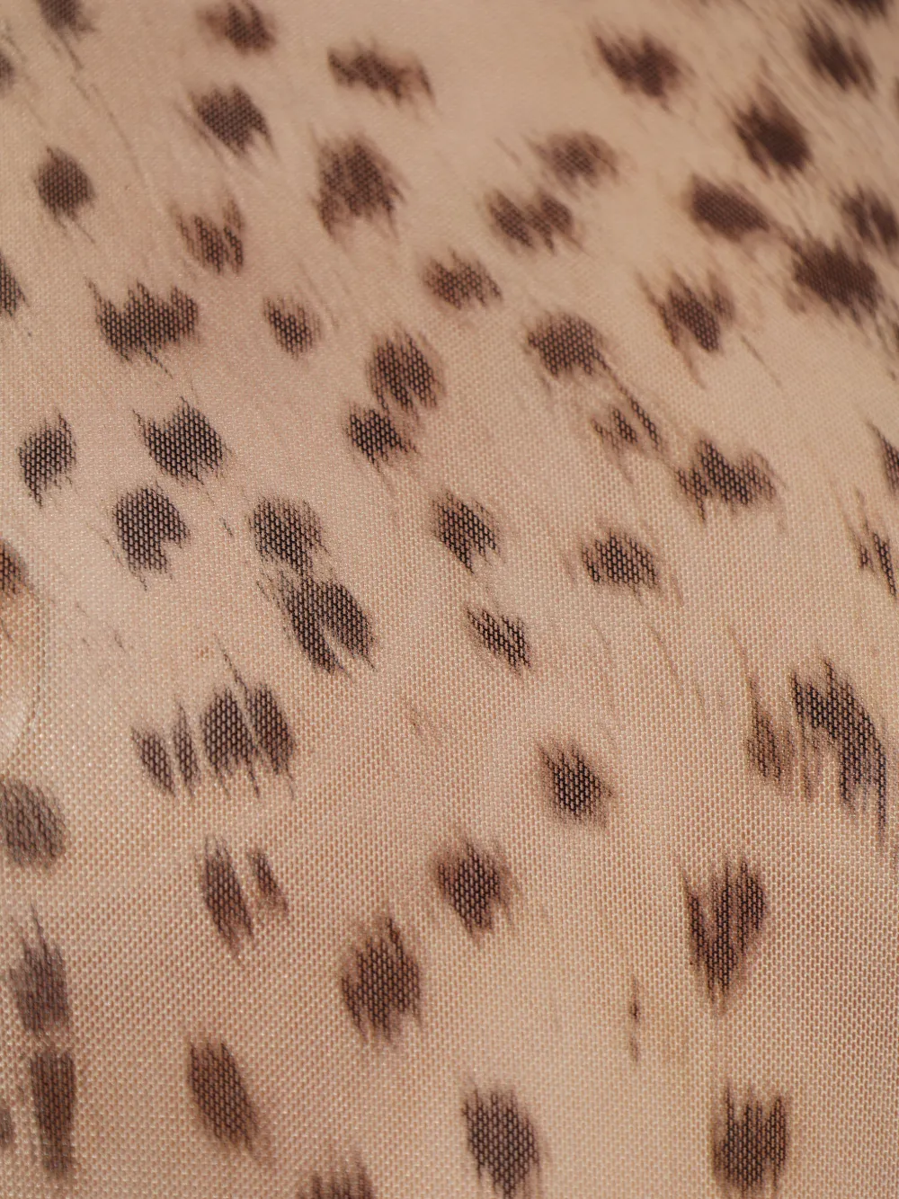 animal-print long-sleeve top