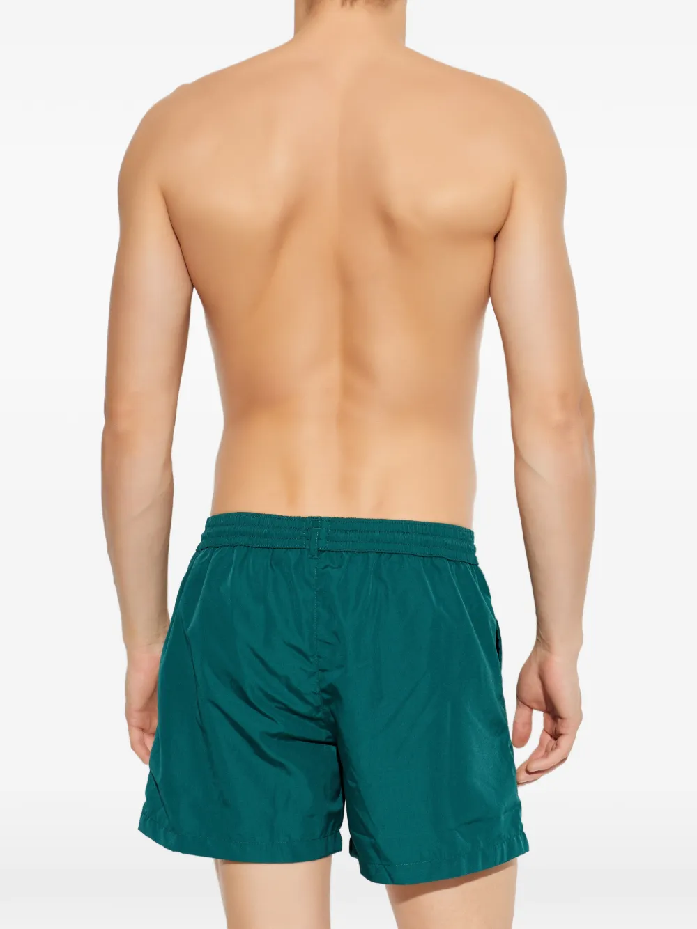 Zebra-Motif Swim Shorts