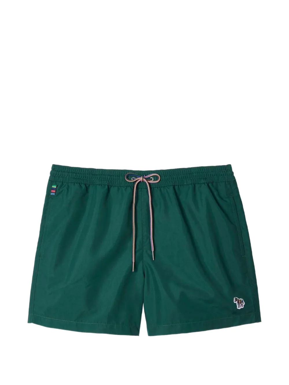 Paul Smith Zwembroek met zebraprint Groen