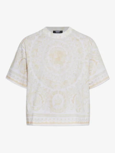 Versace printed cotton-jersey T-shirt