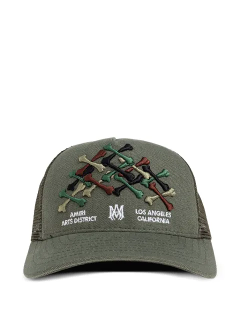 AMIRI KIDS embroidery mesh hat