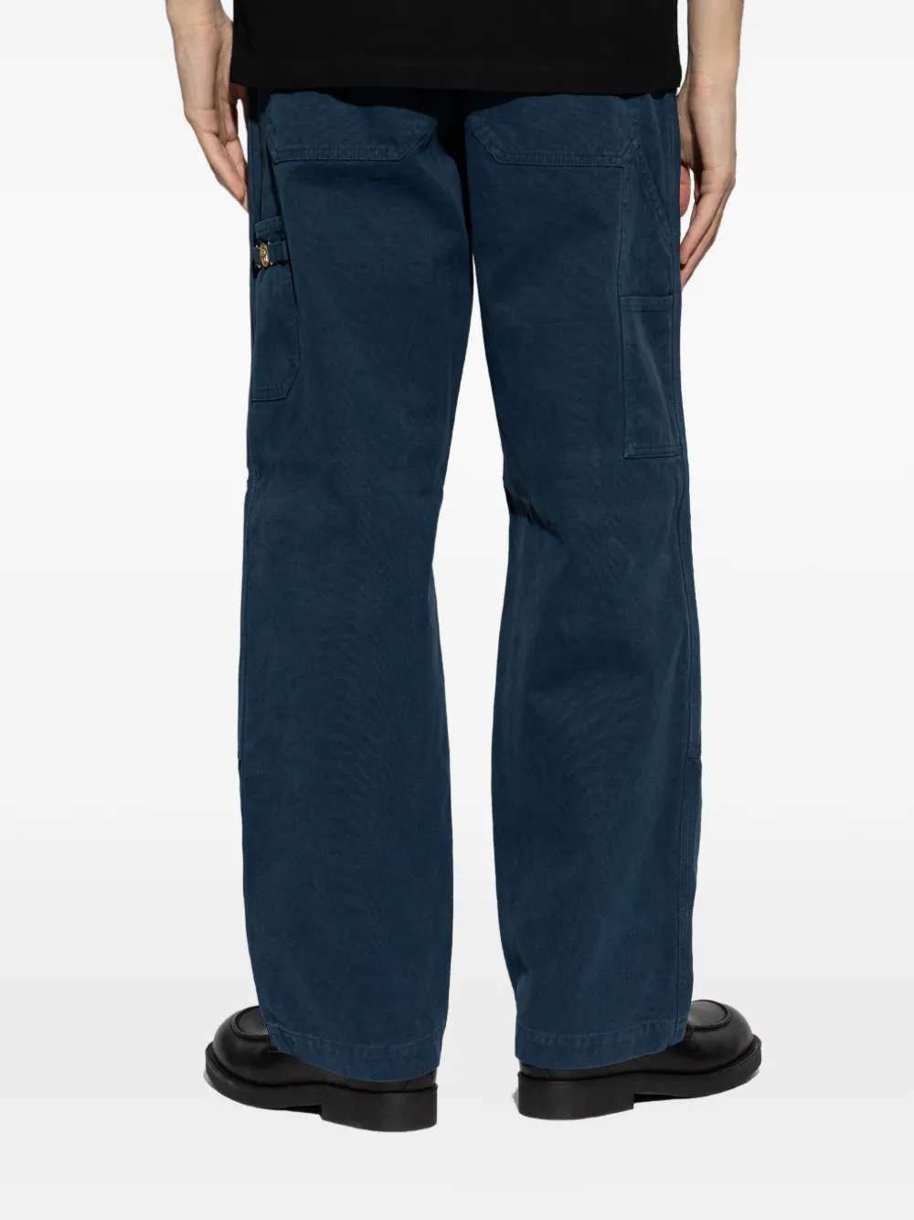 Versace Broek met vlakken Blauw