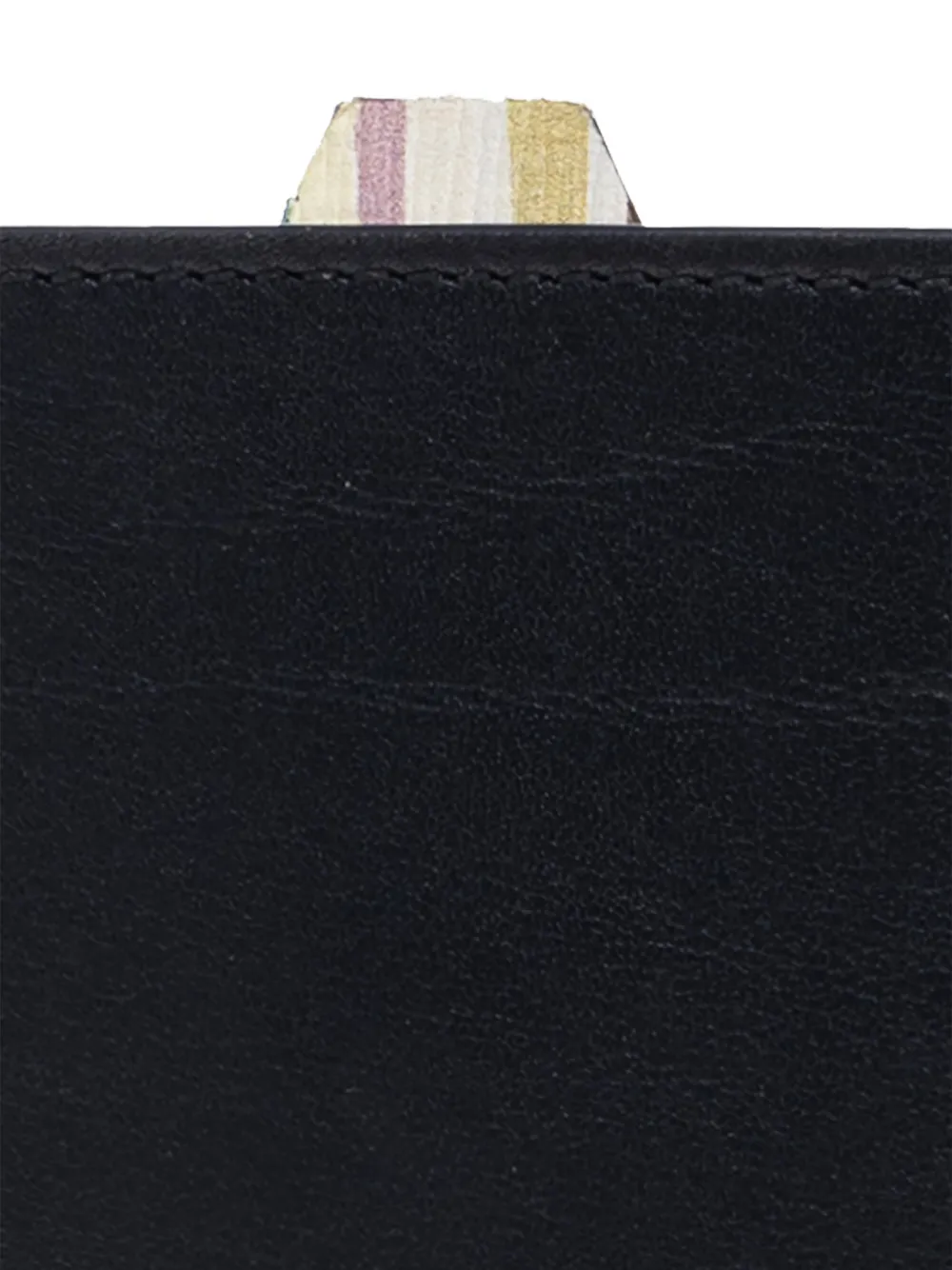  Paul Smith Striped Leather Cardholder - Neutrals 