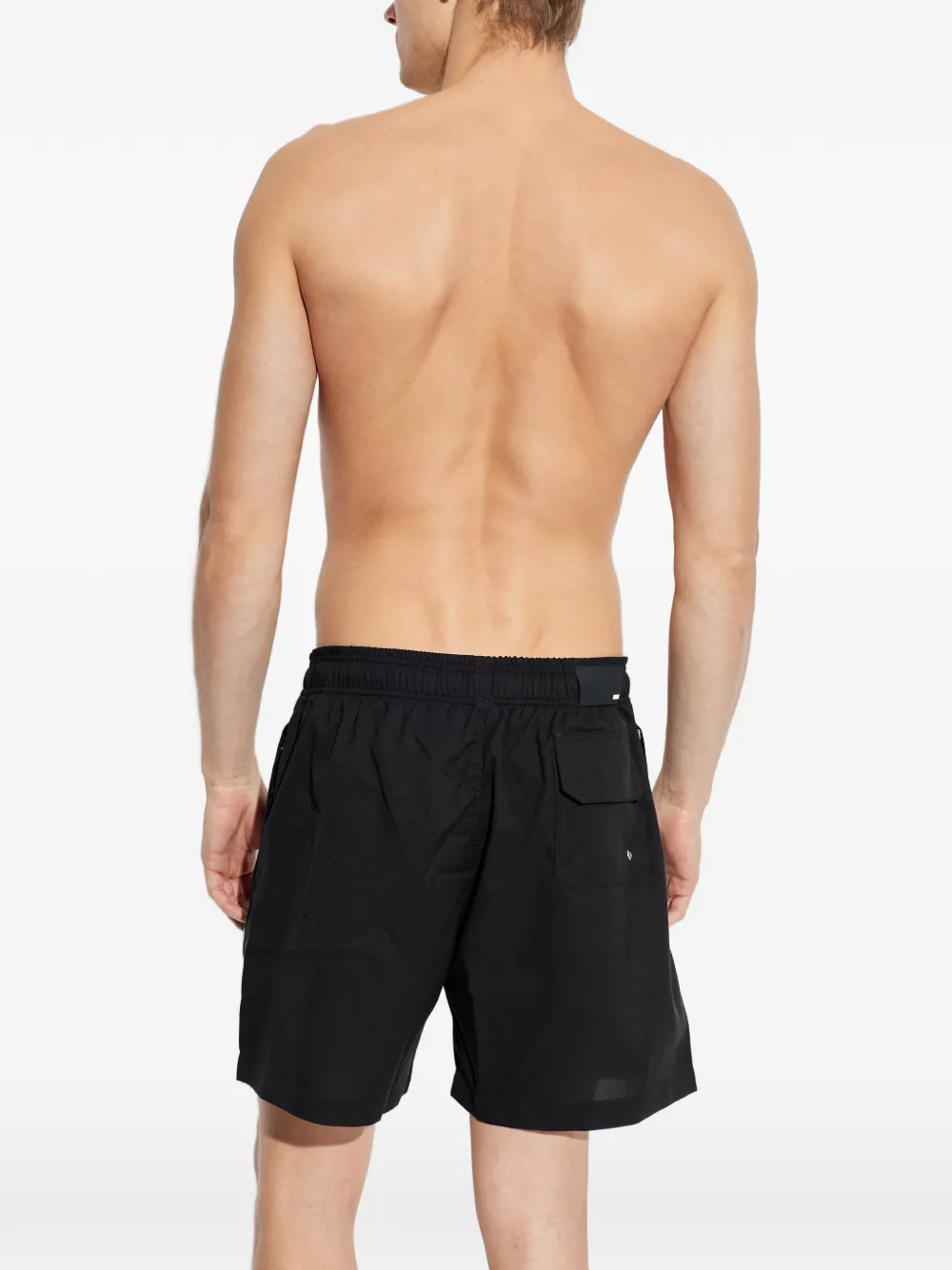  Amiri Printed Drawstring Swim Shorts - Black 