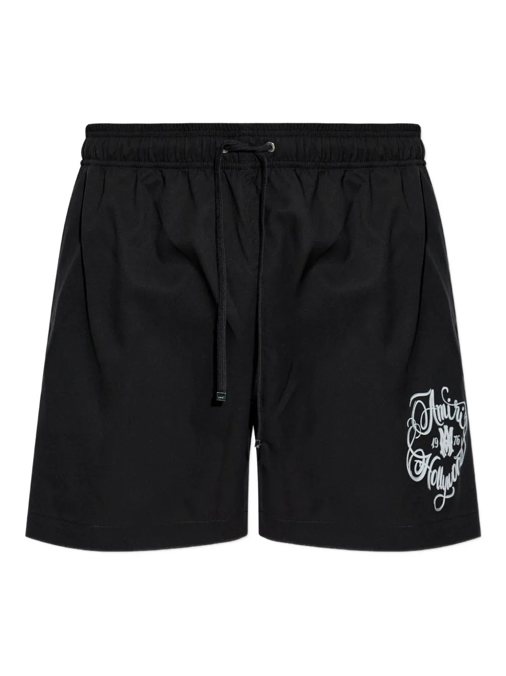 AMIRI printed drawstring swim shorts - Nero