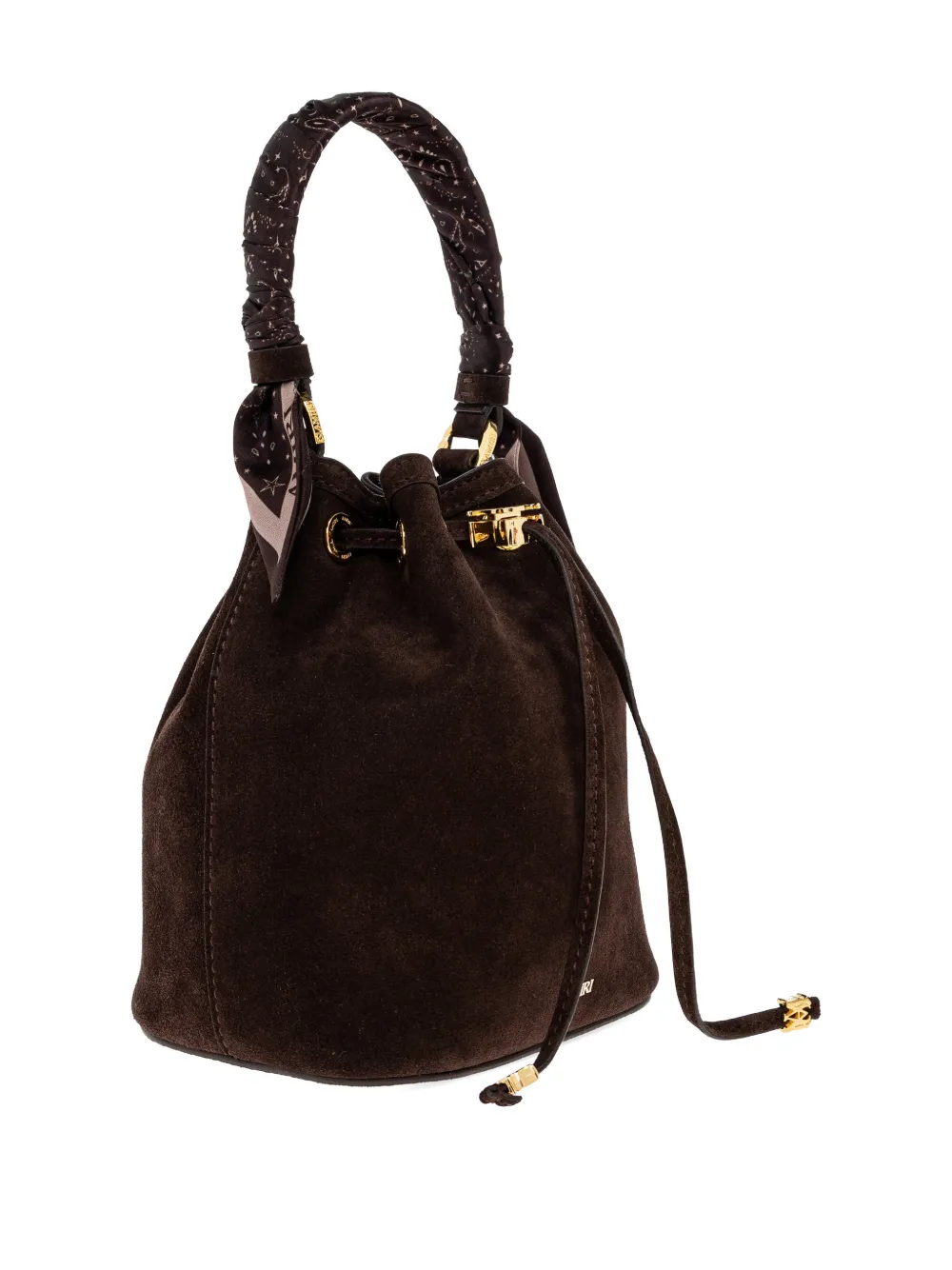 Amiri Mini Ma Bucket Bag In Brown