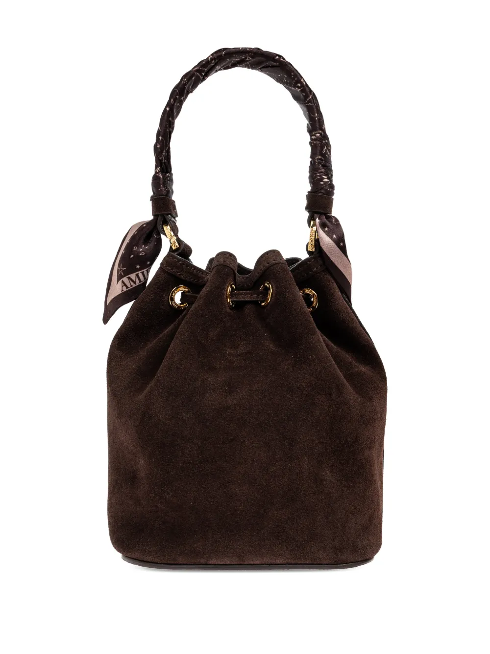 Amiri Mini Ma Bucket Bag In Brown