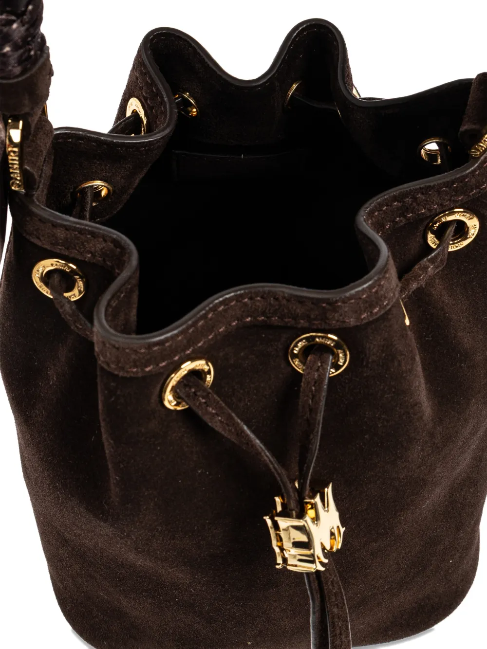 Amiri Mini Ma Bucket Bag In Brown