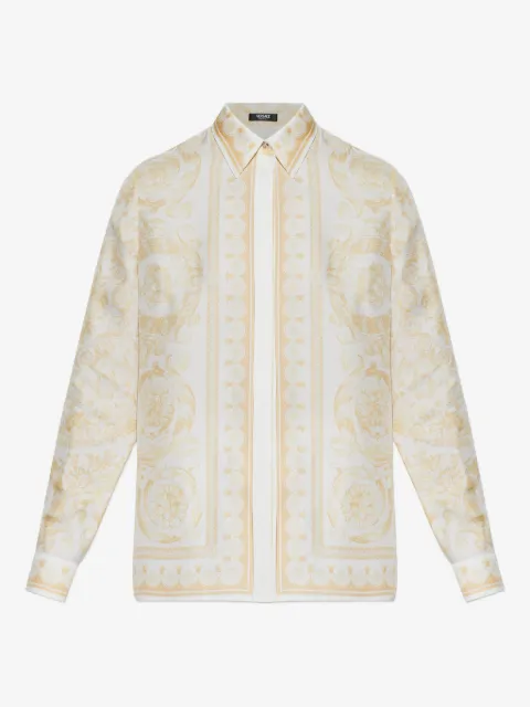 Versace printed silk shirt