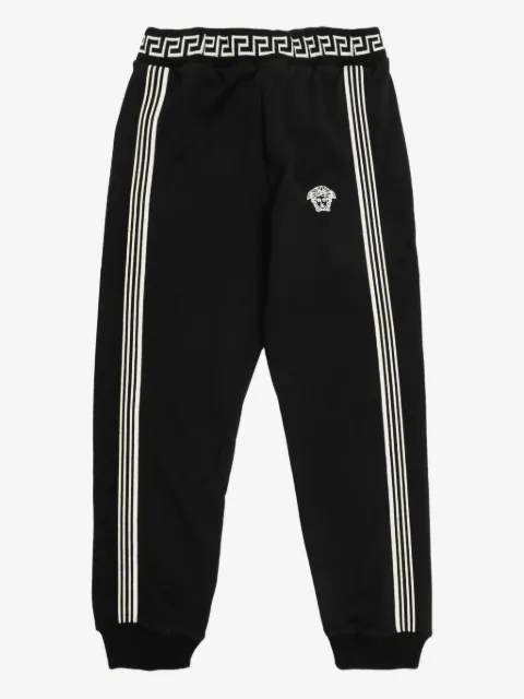 Versace Kids black track pants