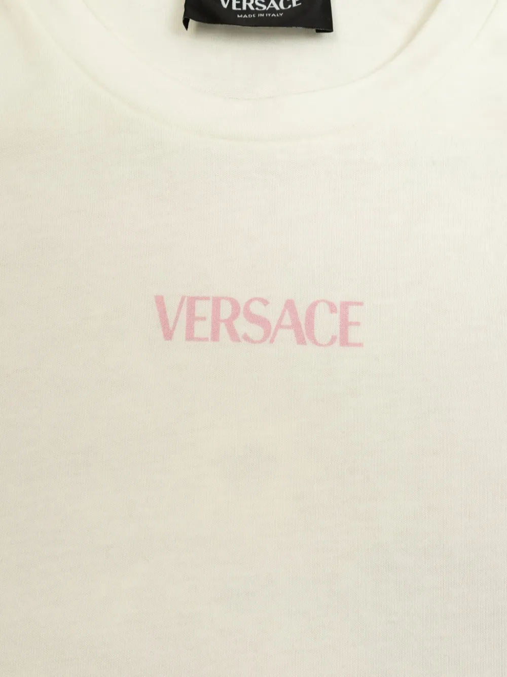 Versace Kids T-shirt met barokprint Wit