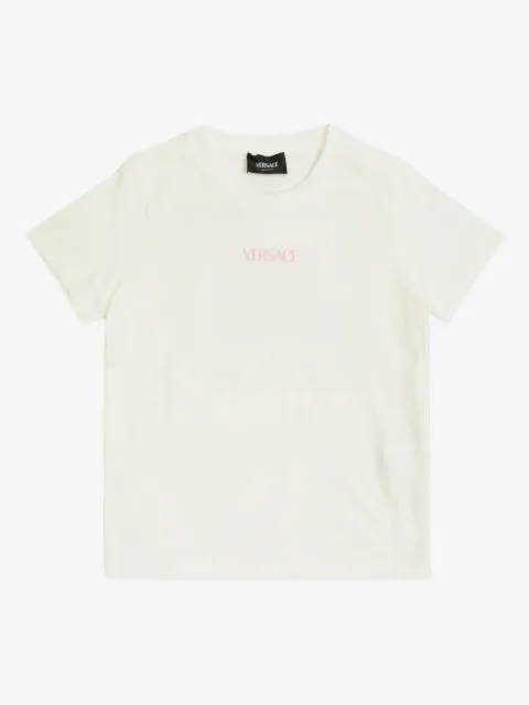 Versace Kids Barocco-print logo T-shirt