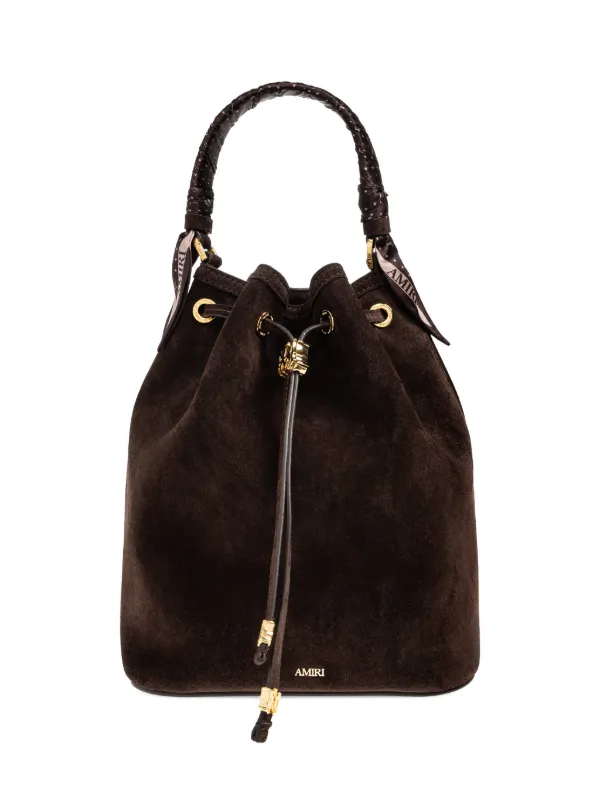 Amiri MA Bucket Bag in Brown