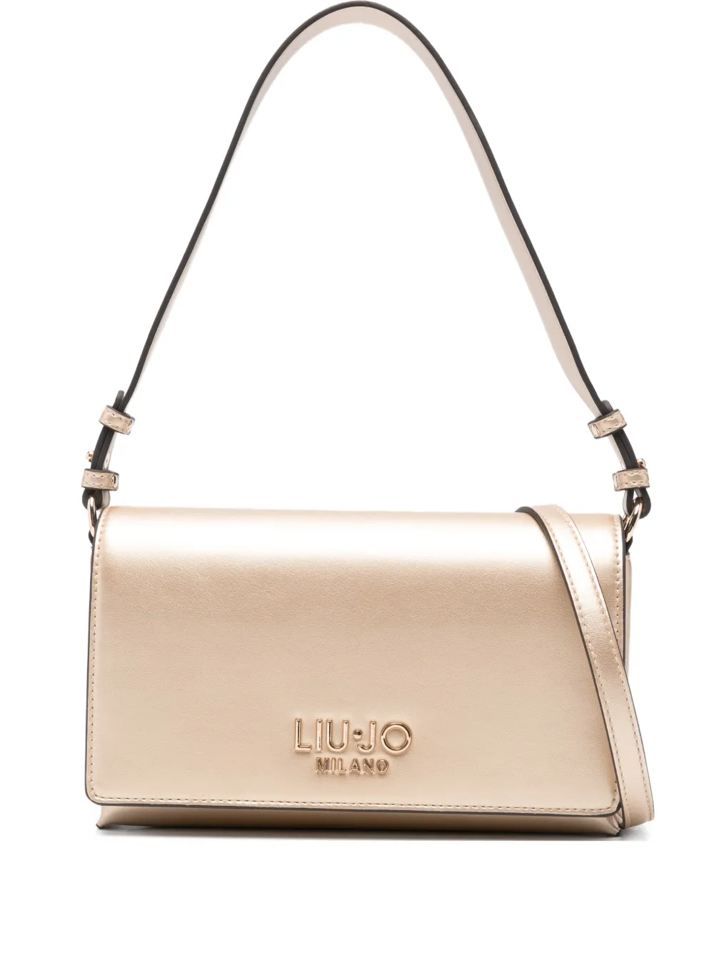 LIU JO logo-plaque crossbody bag - Oro