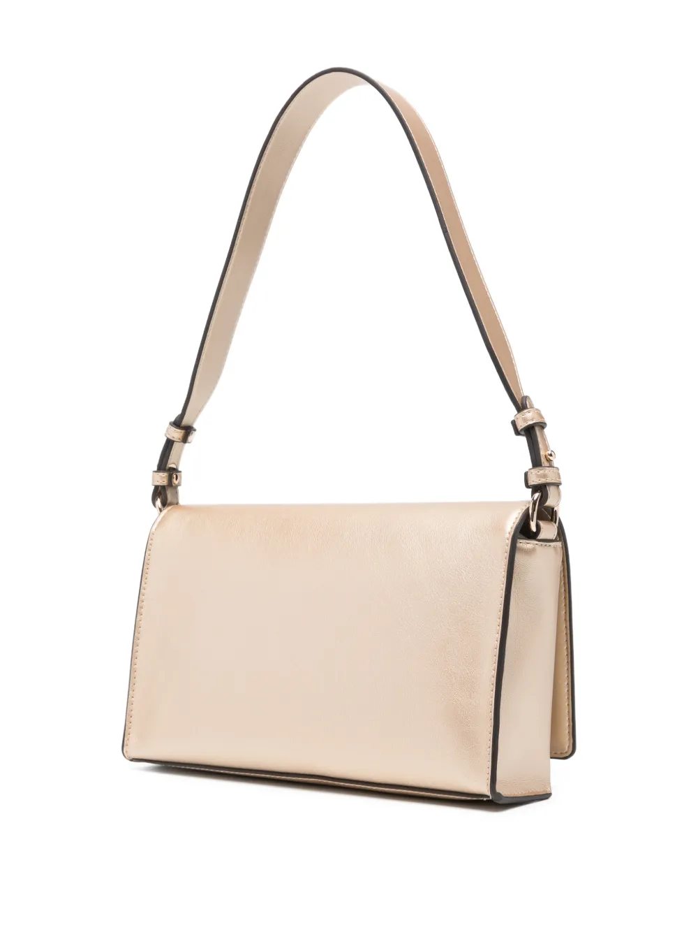  Liu Jo Logo-plaque Crossbody Bag - Gold 