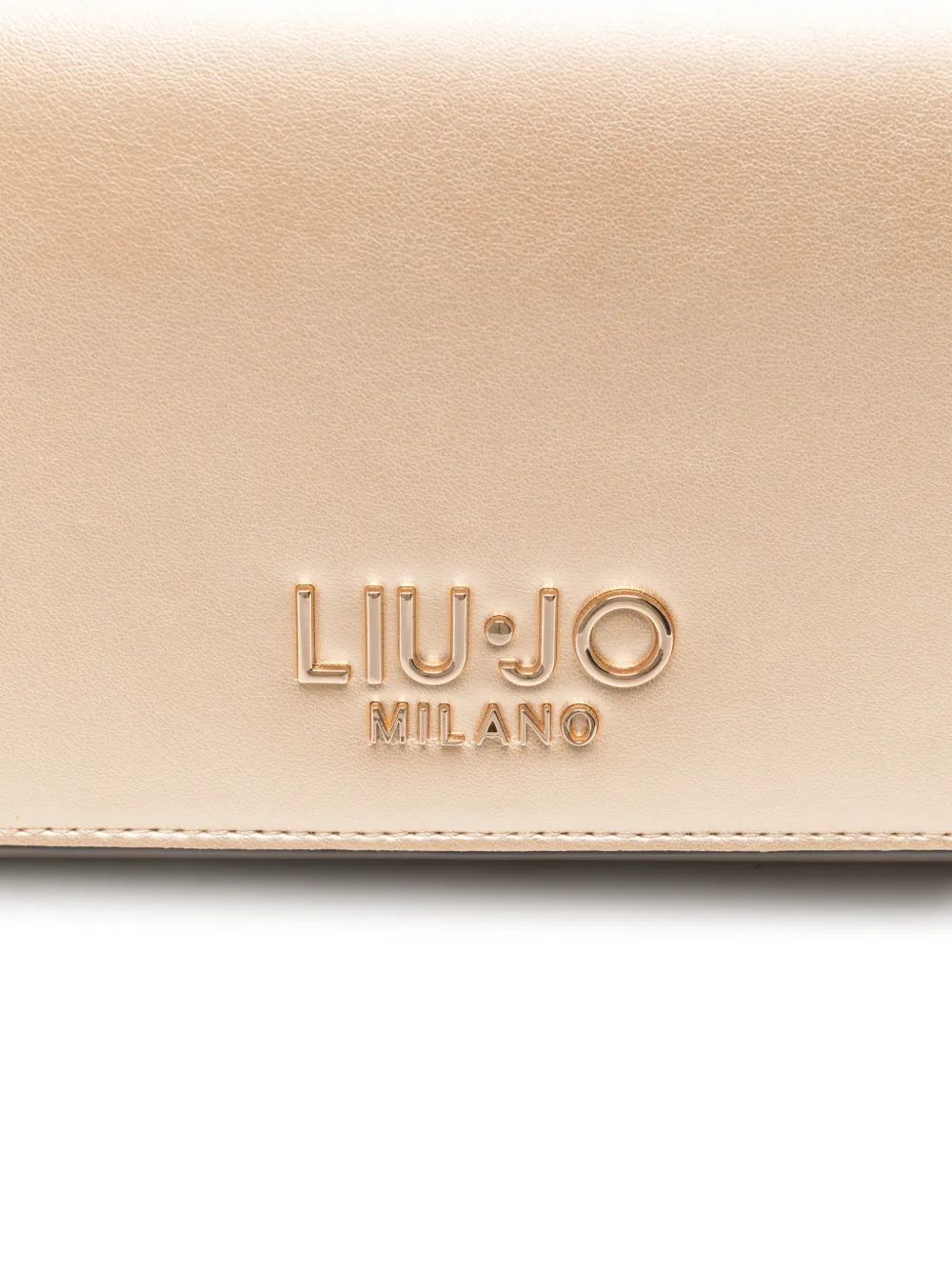  Liu Jo Logo-plaque Crossbody Bag - Gold 
