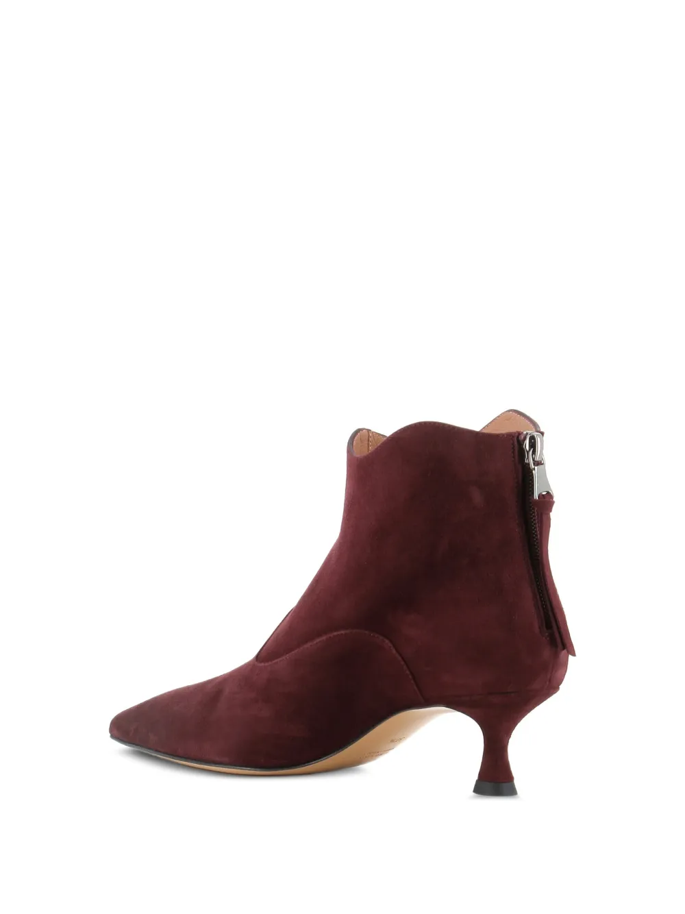  Tassinari Pointed-toe Suede Ankle Boots - Red 