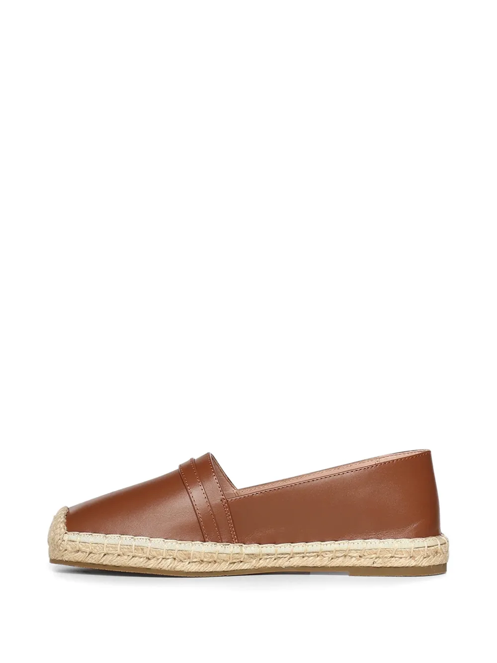 Coccinelle C-Easy logo-buckle leather espadrilles Bruin