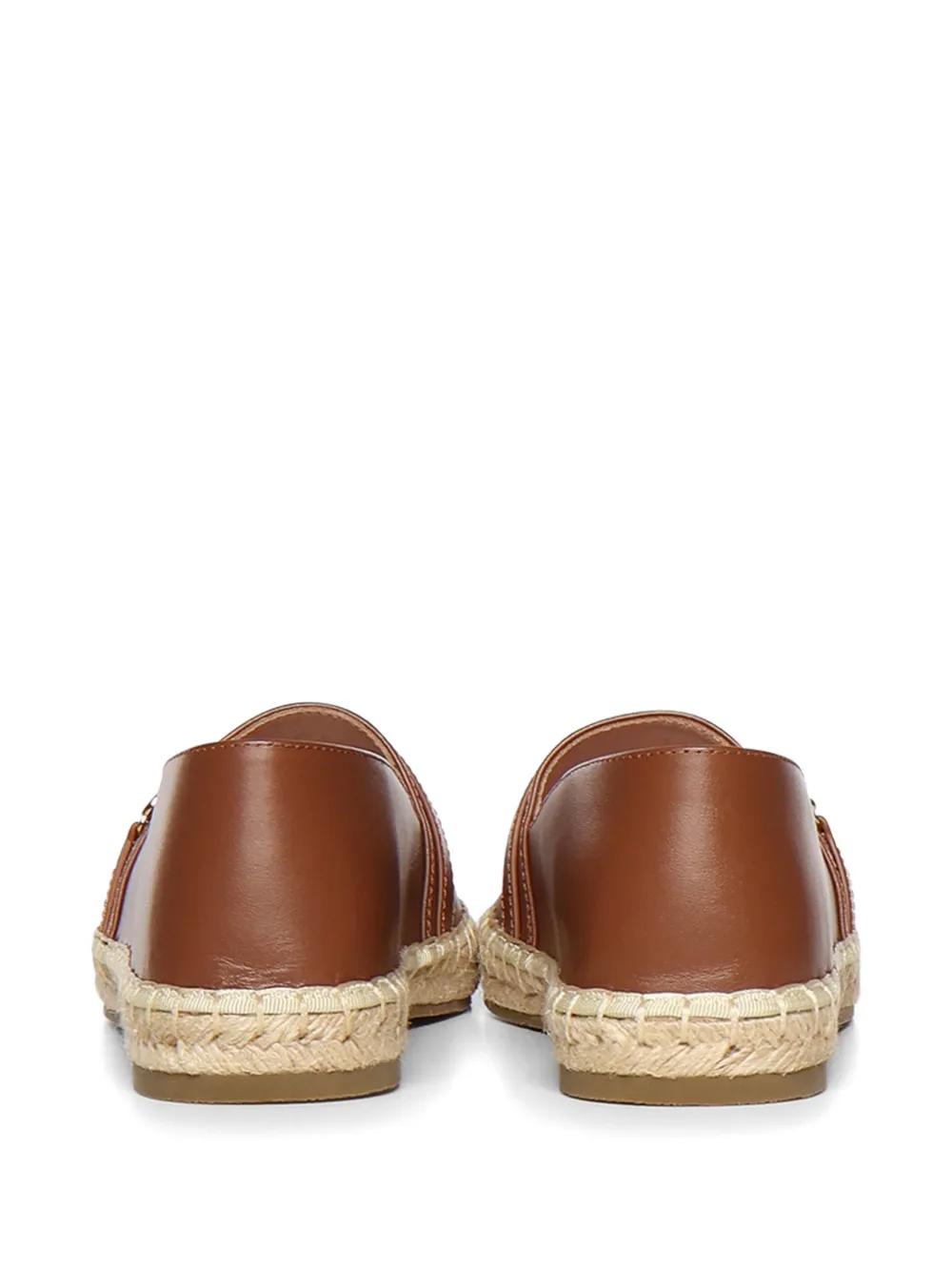 Coccinelle C-Easy logo-buckle leather espadrilles Bruin