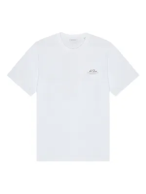 Maison Labiche croissant-embroidered T-shirt | White | FARFETCH