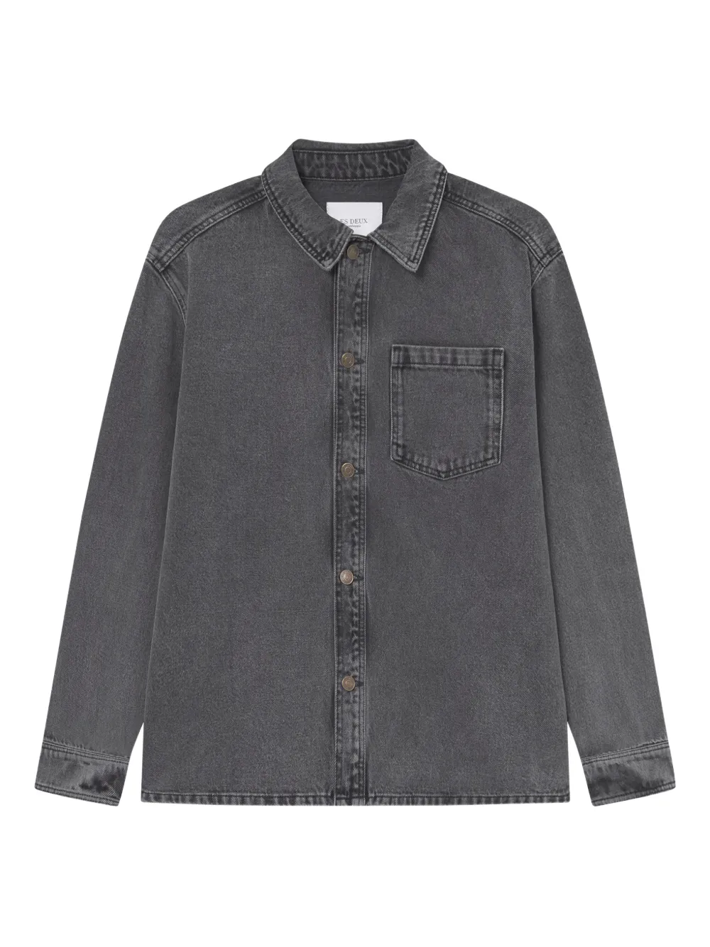 Les Deux cotton denim shirt | Grey | Image 1