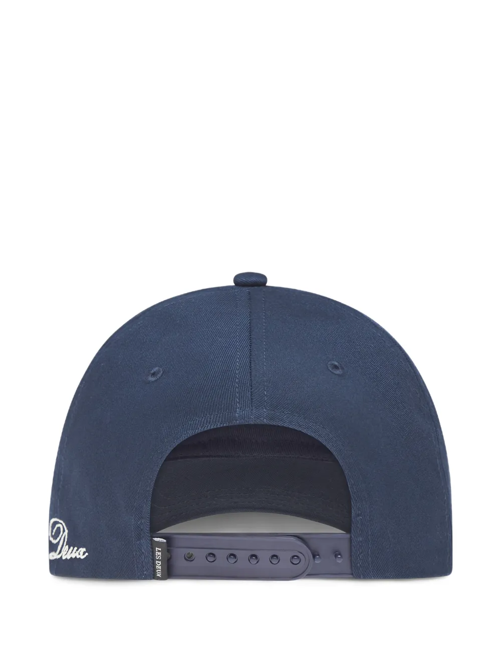 Les Deux Honkbalpet met geborduurd logo - Blauw