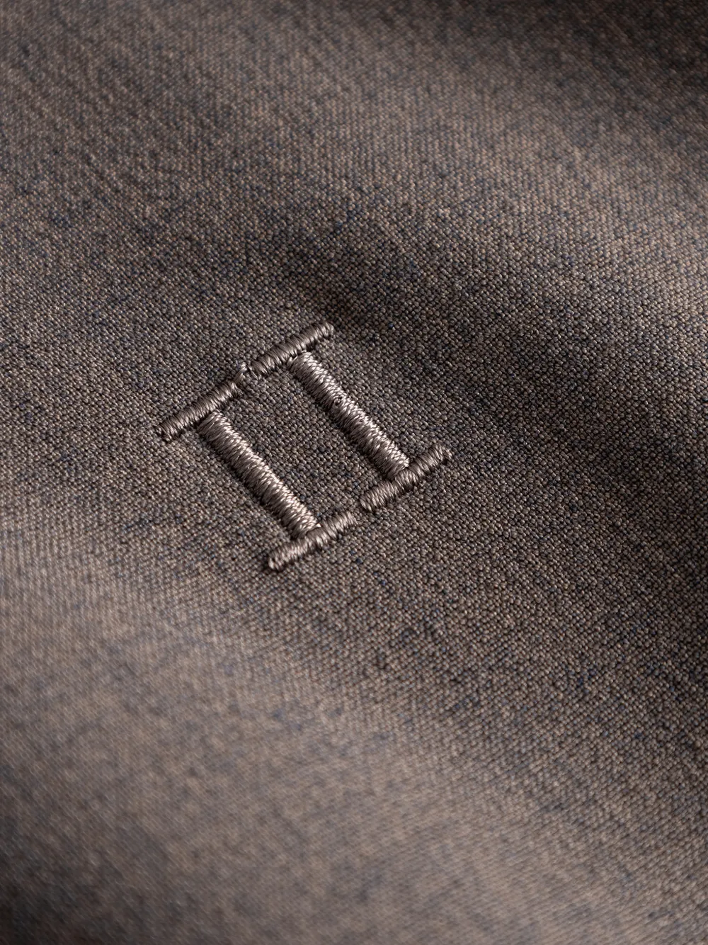  Les Deux Logo-embroidery Jacket - Brown 