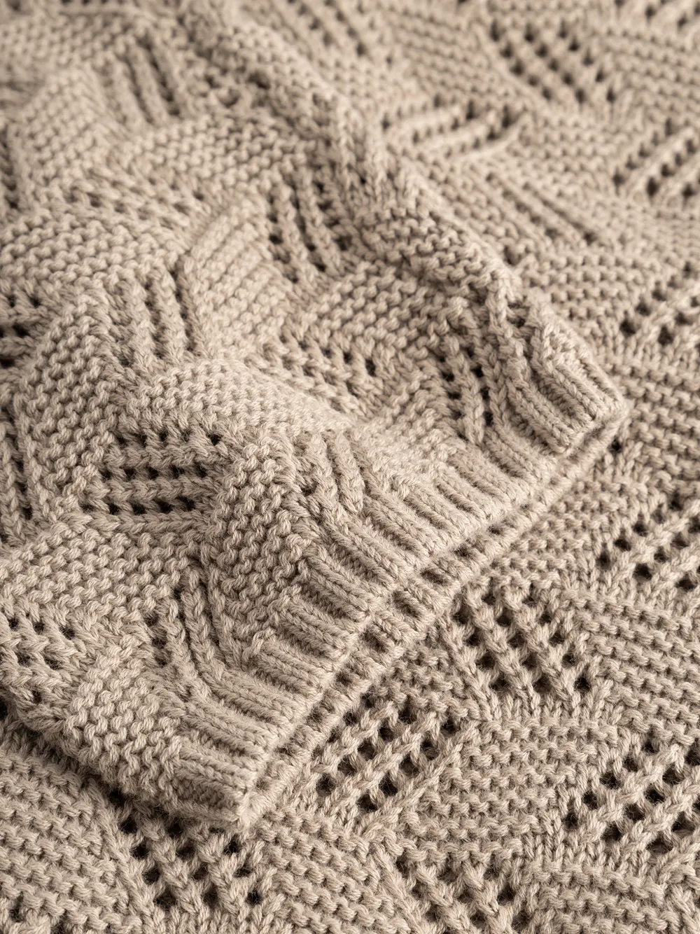 Les Deux Opengewerkt overhemd Beige