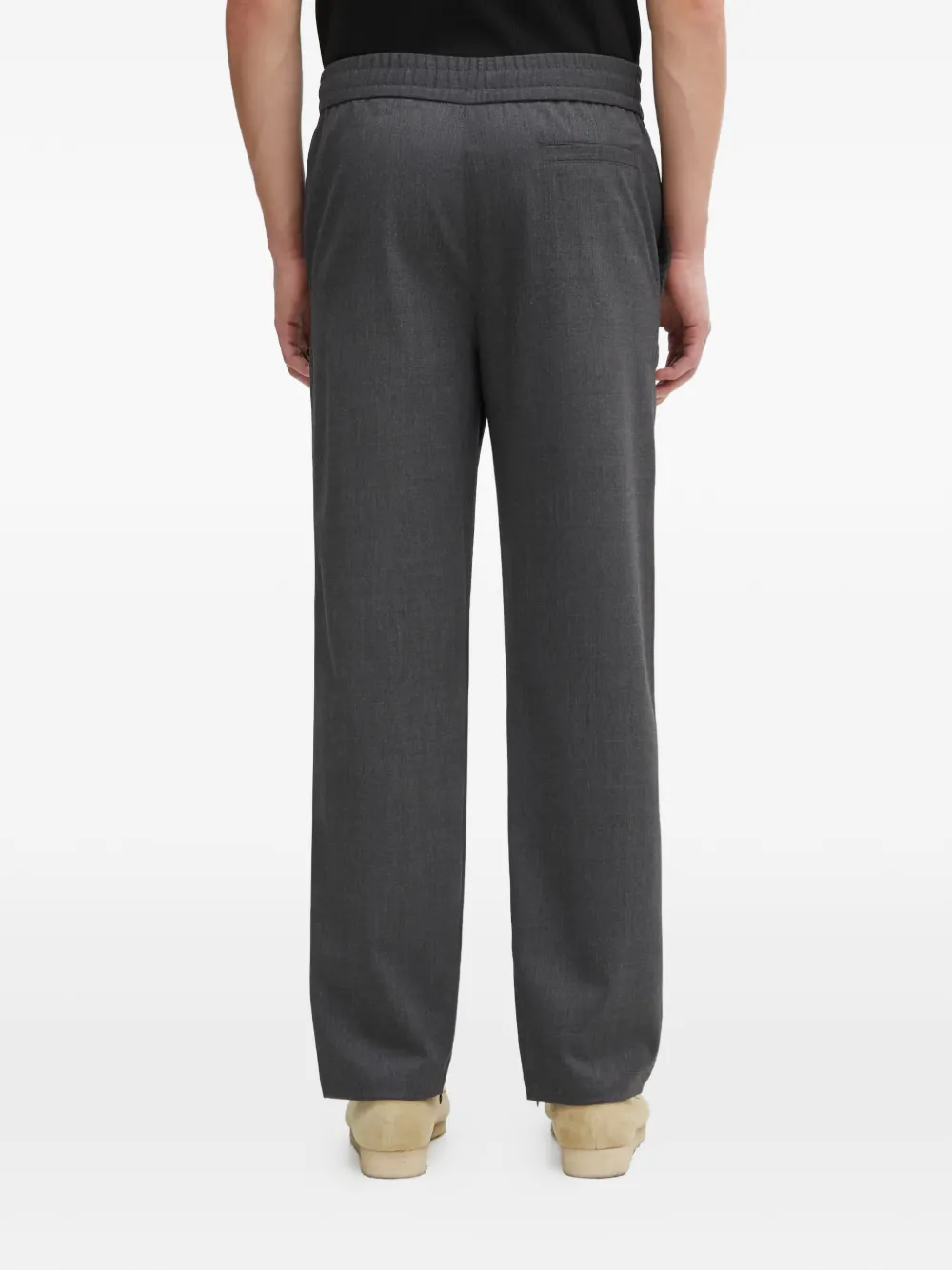 Filling Pieces Broek met elastische tailleband Grijs
