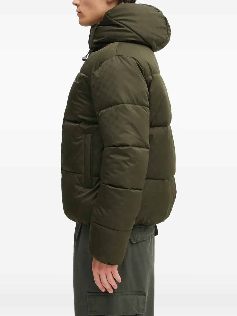  Daily Paper Logo-print Padded Jacket - Green 