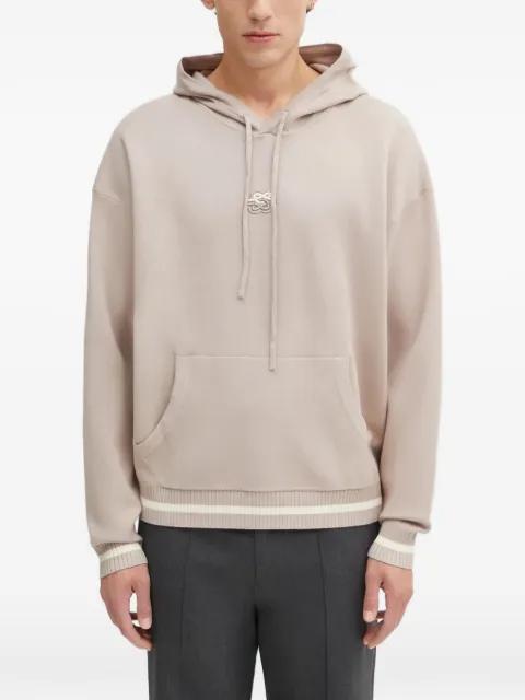 Filling Pieces logo-detail hoodie