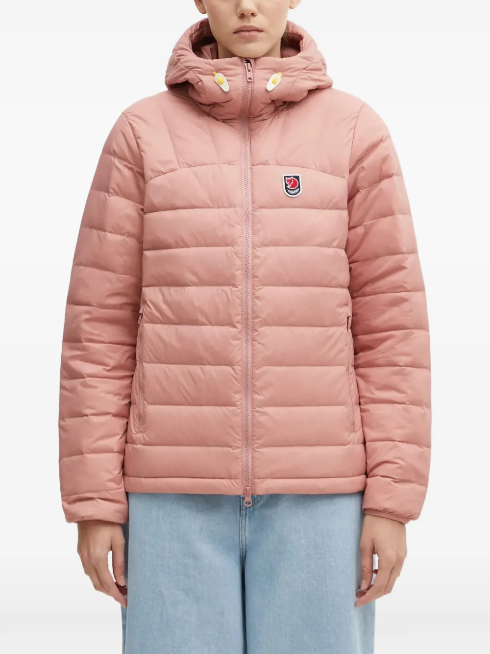Fjällräven logo-detail padded jacket - Rosa
