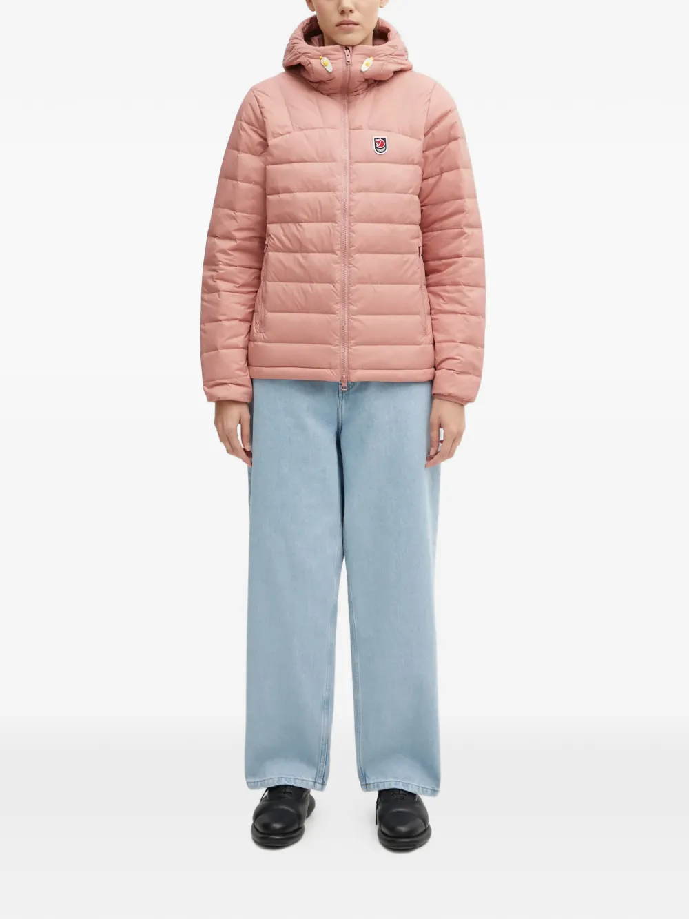  Fjällräven Logo-detail Padded Jacket - Pink 