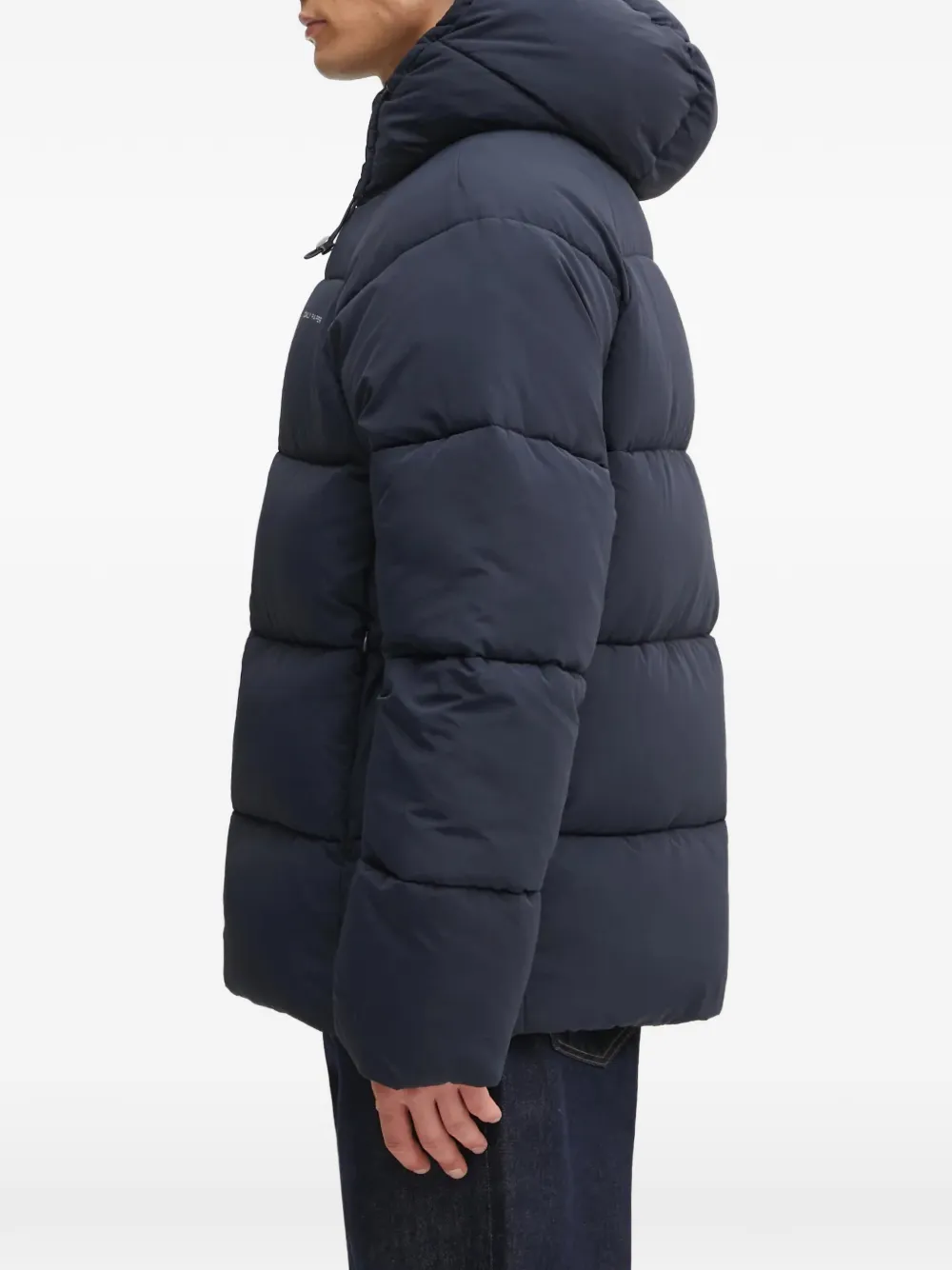  Daily Paper Logo-print Padded Jacket - Blue 