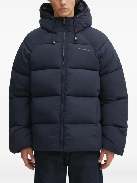 Daily Paper logo-print padded jacket