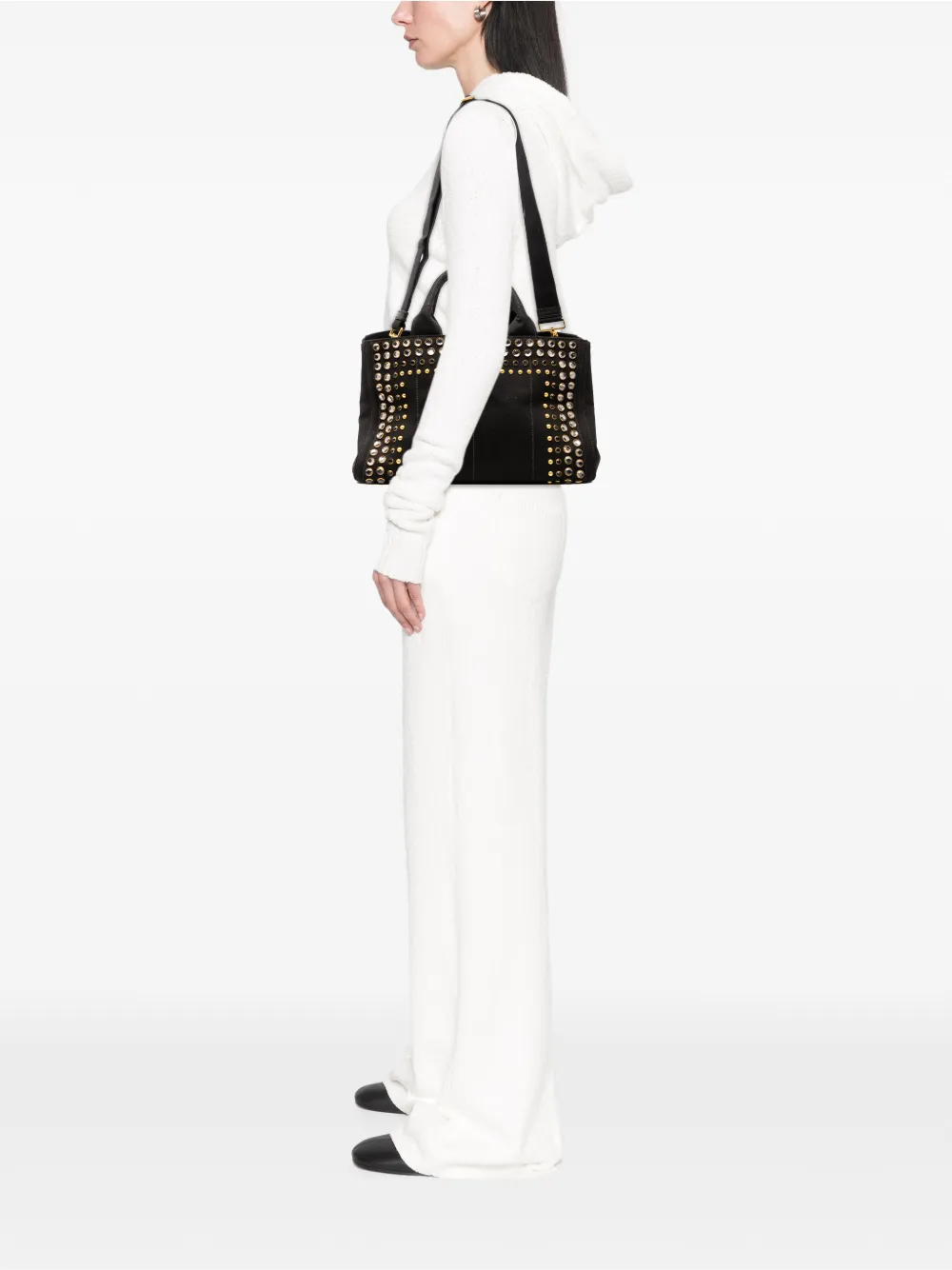 Prada Pre-Owned 2013-2025 Canvas Canapa Bijoux satchel | Pre-Owned | Image 2