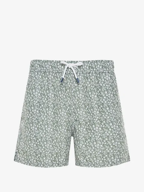 Fedeli floral-print swim shorts