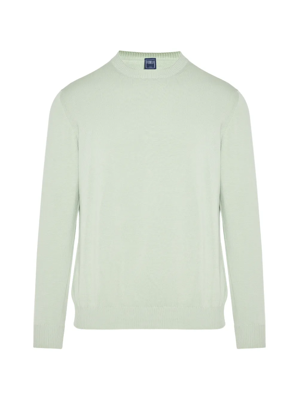 Fedeli crew-neck long-sleeved knitwear - Verde