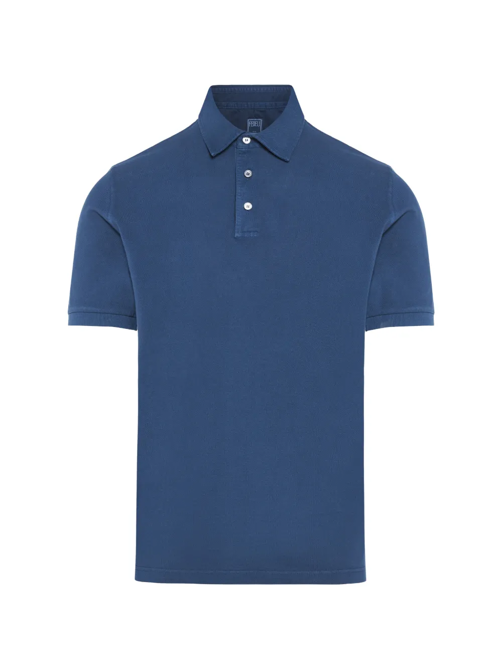 Fedeli North buttoned polo shirt - Blu