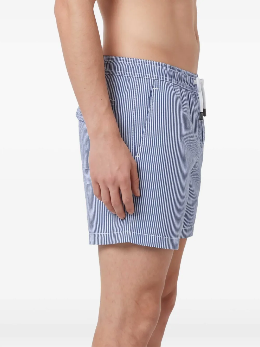 Fedeli Gestreept zwembroek Blauw