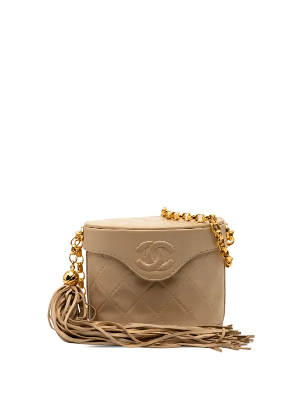 CHANEL Pre-Owned 1989-1991 ココマーク マトラッセ ラムスキン